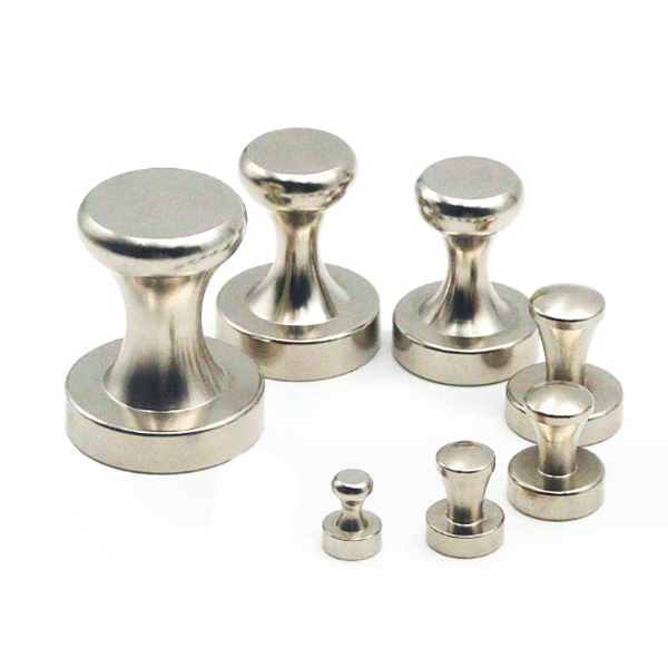 (1 Viên) Nam châm núm inox đính bảng, nam châm núm treo đồ