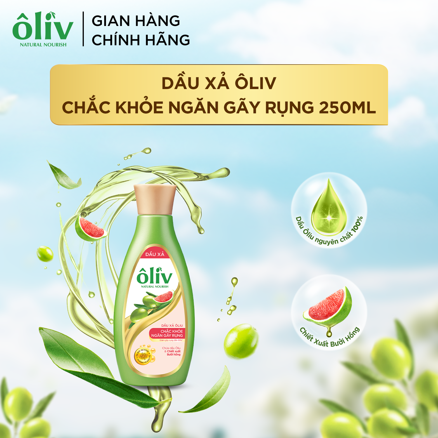 Dầu xả Ôliv Dưỡng Tóc 250ML / 650ML