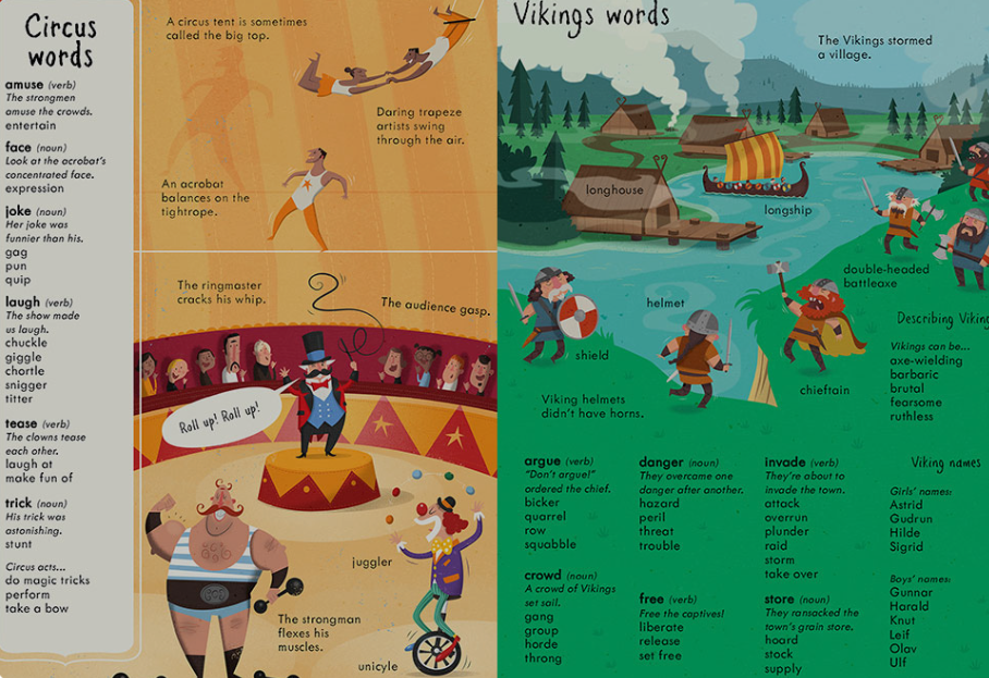 Sách-Anh: The Usborne Junior Illustrated Thesaurus