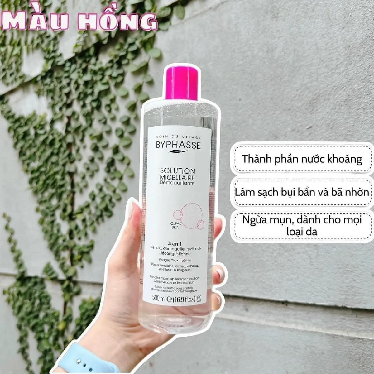 Nước Tẩy Trang Byphasse Micellar Make Up Remover Solution 500ml