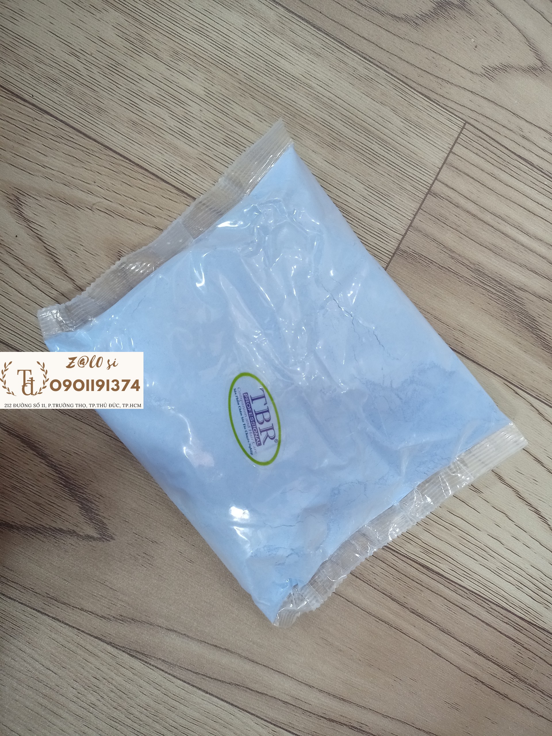 500gram Bột tẩy tóc màu xanh đậm