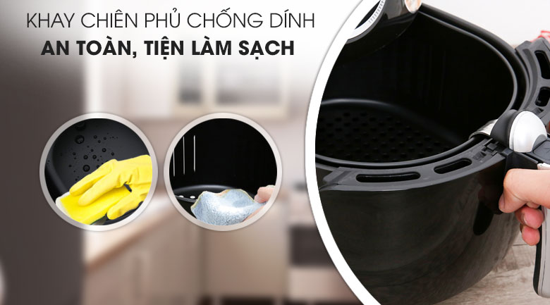 Nồi chiên không dầu Bluestone AFB-5876 5 lít