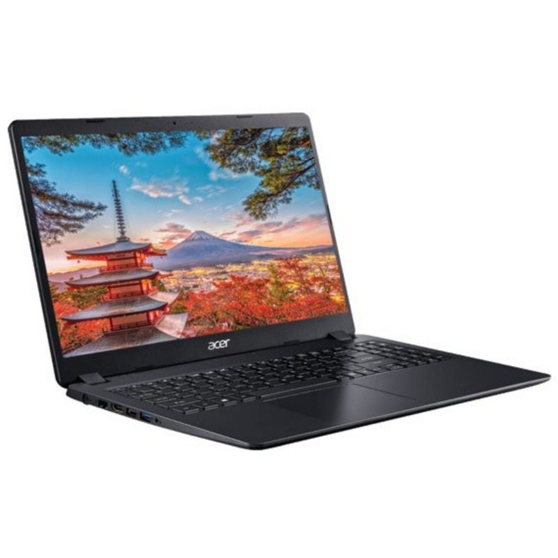 Máy tính xách tay Acer Aspire 3 A315-34-P3LC- Pentium N5000 1.10 GHz-4MB - 4GBRAM- 256GBSSD- Intel UHD Graphics- 15.6HD- WC- Wlan ac+BT- 2cell- Win 10 Home- Đen Shale Black -1Y WTY NX.HE3SV.004