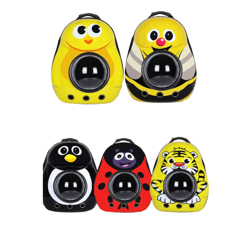 Balo vận chuyển thú cưng, Ba lô phi hành gia vận chuyển chó mèo trong suốt