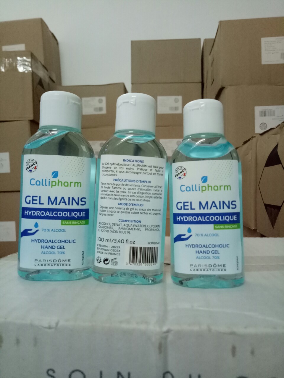 [HCM]GEL rửa tay khô Pháp - Callipharm 100ml