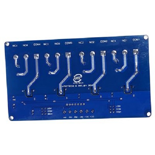 Module 4 relay 12Vdc 30A có opto kích high/low HTC