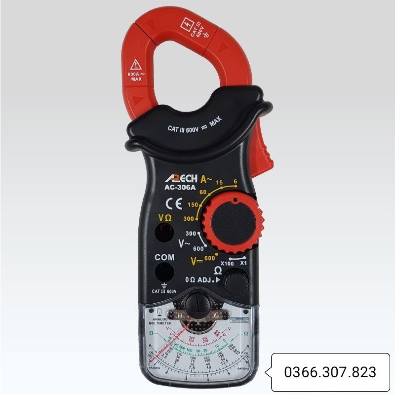 [HCM]Ampe kìm hiển thị kim APECH AC-306A (300A)