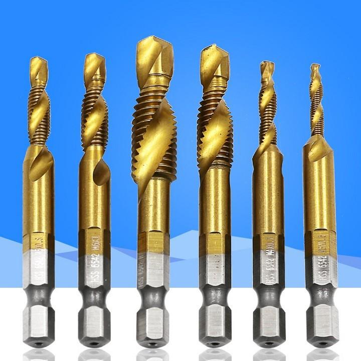 Bi-in-one drill bits and zen teeth, m3,m4,m5,m6, m8,m10 - 000655 bits