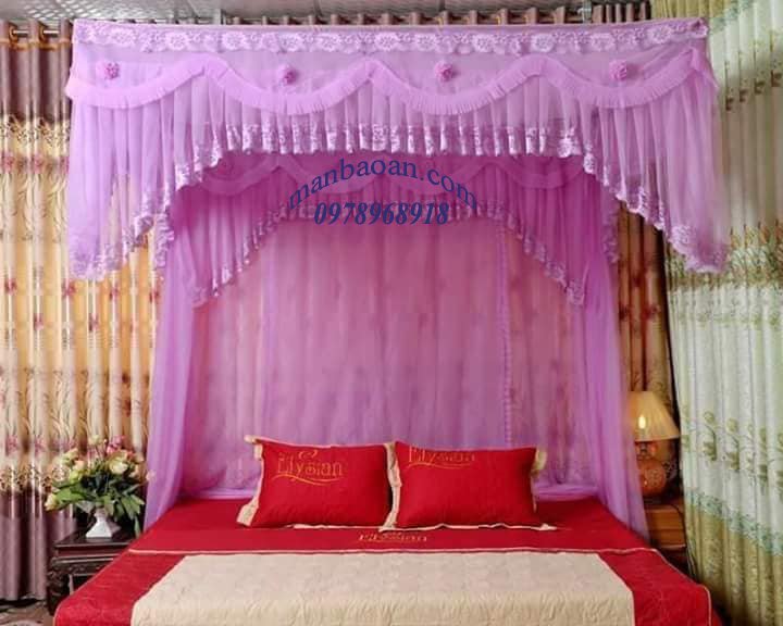 (RẺ VÔ ĐỊCH) TRỌN BỘ Màn kèm khung kiểu thái cao cấp