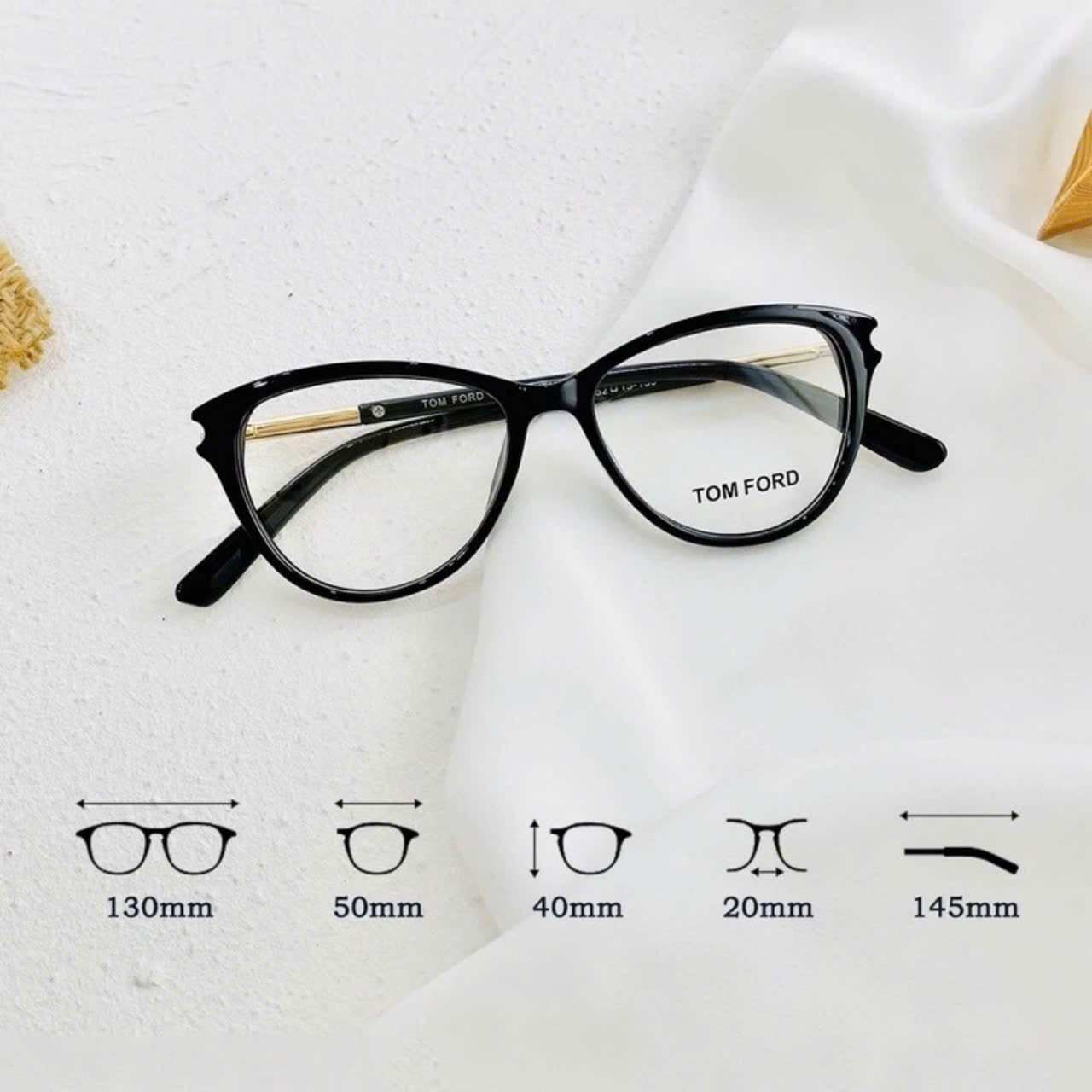 Kính Giả Cận Mắt Mèo Siêu Sang 5190