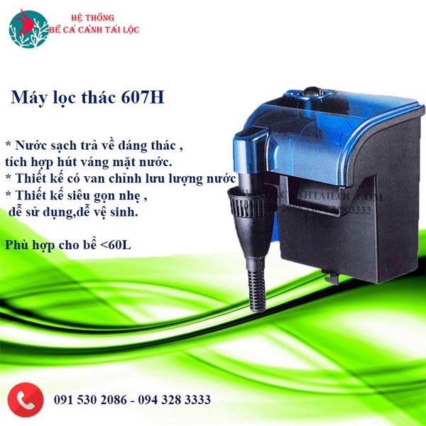 Máy Lọc Thác Sobo WP-607H Dùng 600l 1 giờ - Hàng Công ty