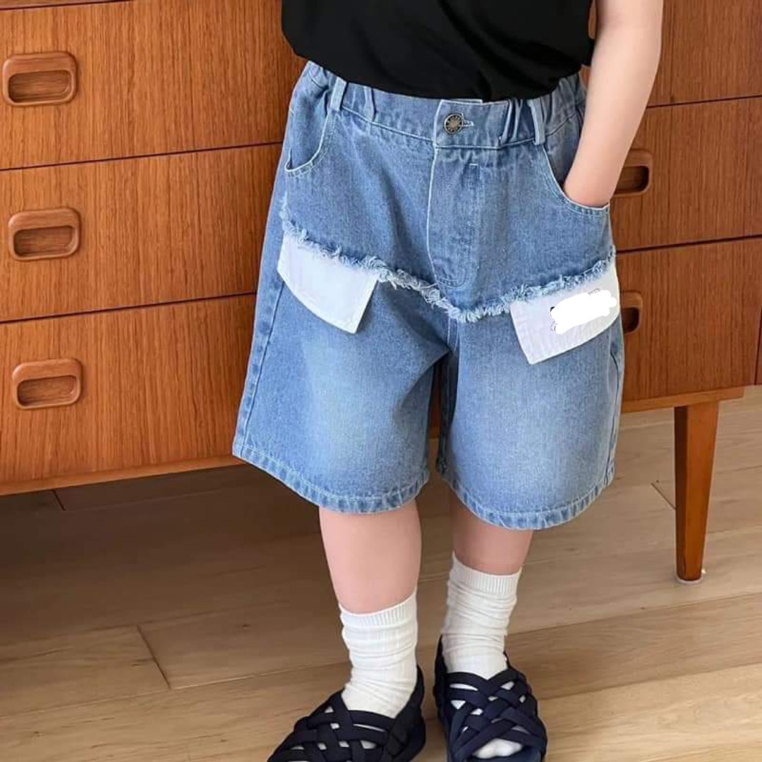 Quần jeans ngắn/ sort cho bé trai 7-35kg