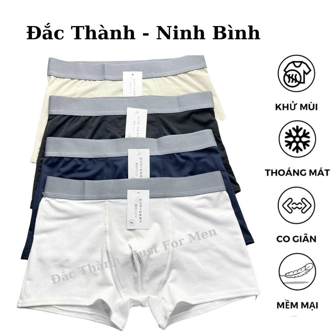 Quần sịp đùi nam chất cạp trơn co dãn 4 chiều