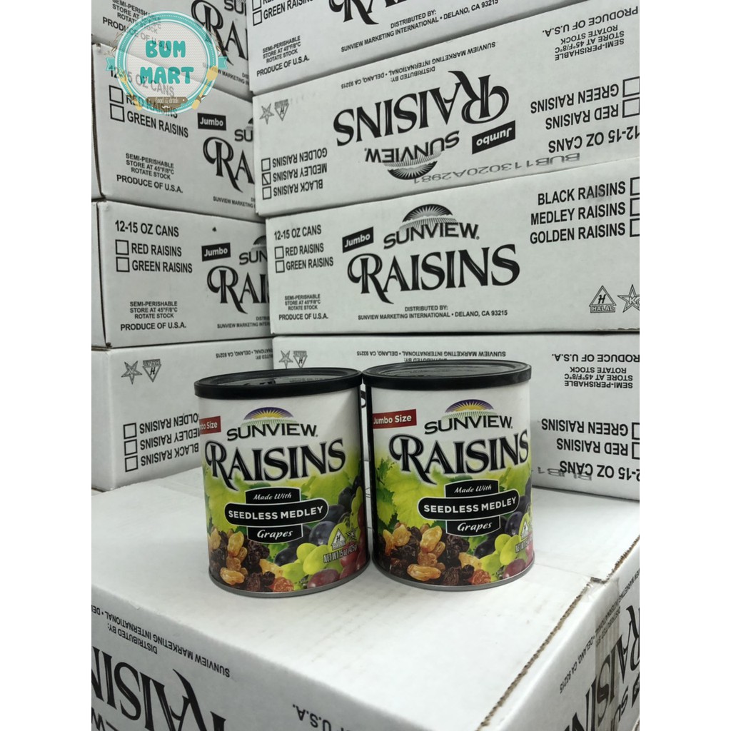 NHO KHÔ MIX RAISIN 425G CHUẨN MỸ