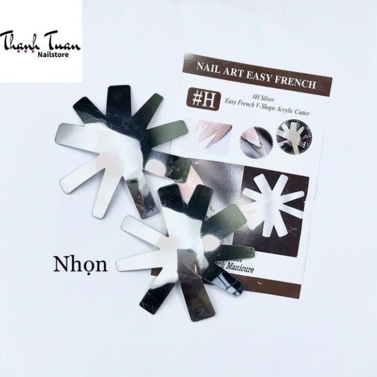 Khuôn cắt bột nail - Khuôn Inox cắt bột hình Oval, Tròn, Nhọn - Fren cắt bột - Phụ kiện đồ nail Thanh Tuấn