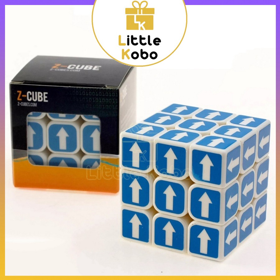 Rubik Mũi Tên Shepherd Cube Rubic Biến Thể 3x3 Xanh Trắng Đồ Chơi Trí Tuệ Trẻ Em Phát Triển Tư Duy - Little Kobo