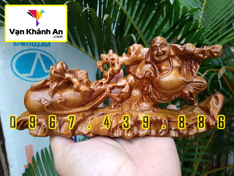 Tượng Phật gỗ để xe ô tô gỗ bách xanh - Tượng Phật Để Xe - Tượng Để Taplo Xe - Tượng Để Xe Ô tô - Pháp Duyên Shop