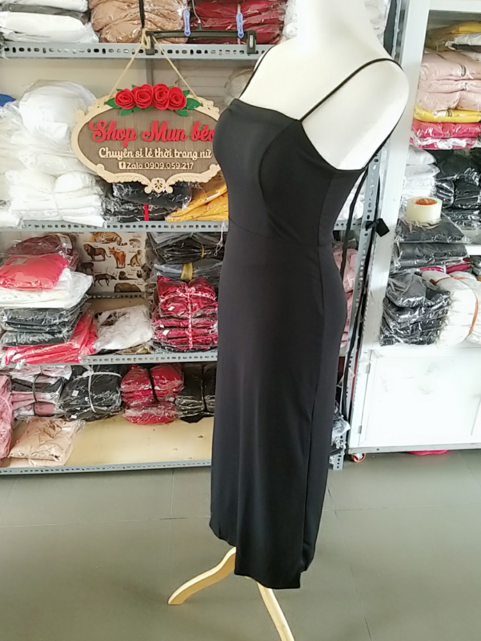 (VIDEO+HÌNH THẬT) Đầm Maxi Lazzon Phom Dài (ĐEN)