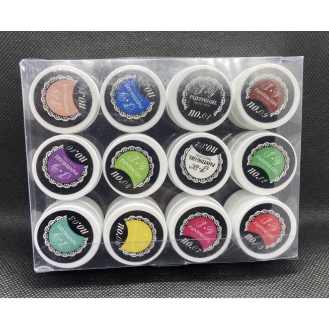 Set gel vẽ móng 12 màu cực chuẩn đẹp