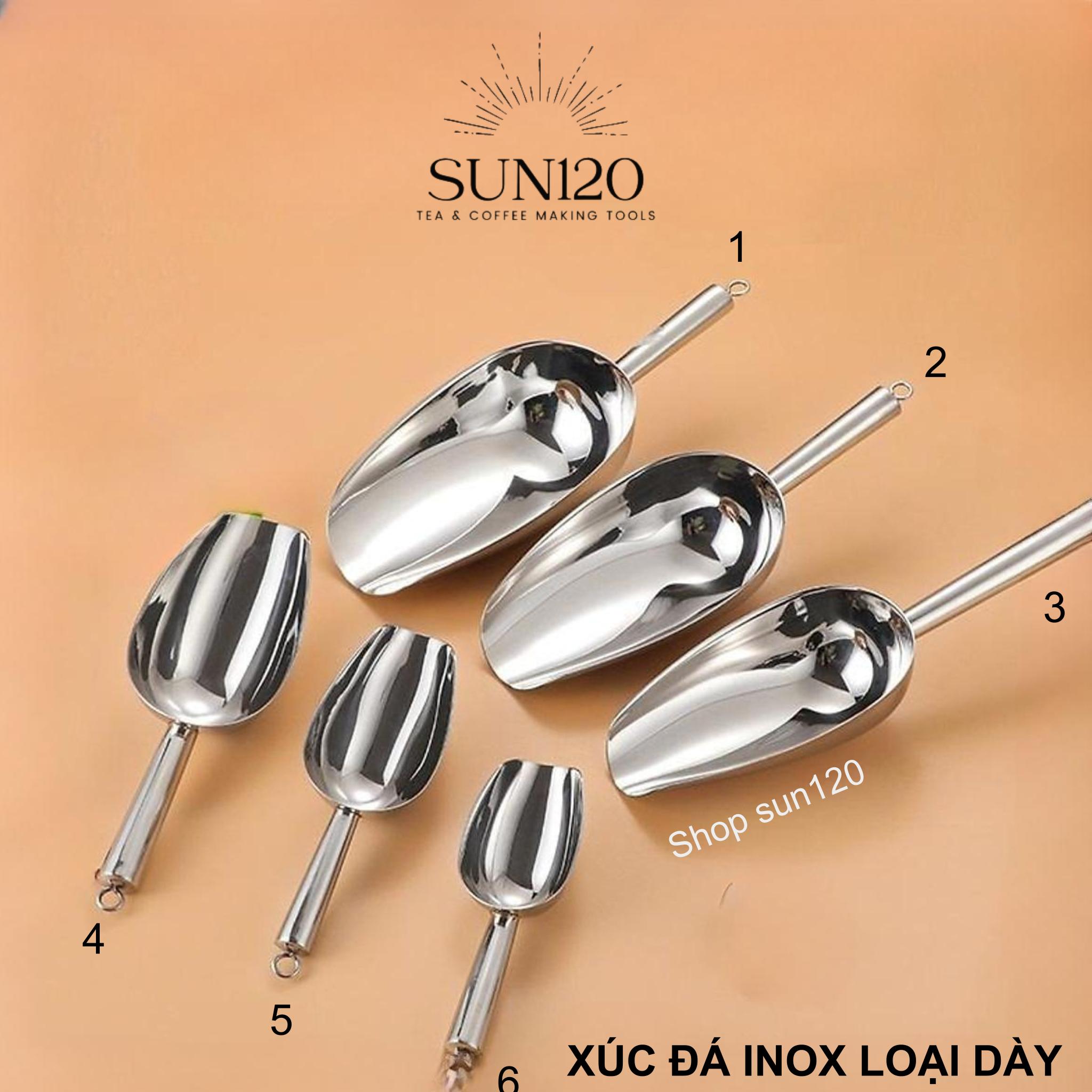 Xúc đá inox loại siêu dày các cỡ