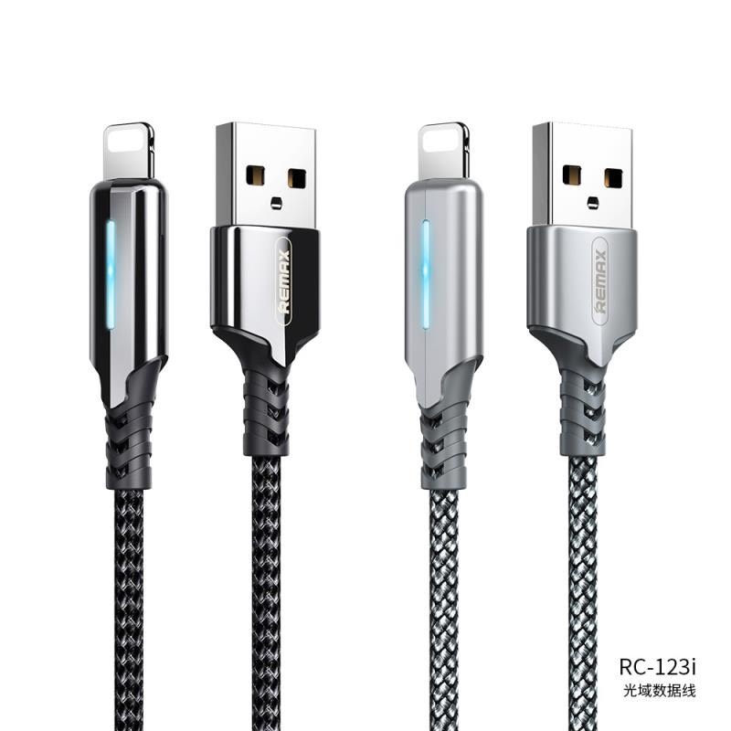 Cáp Sạc Tự Ngắt Cho iPhone 5/6/7/8/X, 11/12/13 Mini/Pro/ProMax - Cáp Sạc Có Đèn Báo Hoco DU05, Remax Tự Ngắt Khi Pin Đầy Thông Minh