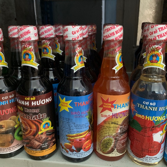 [HCM]Siro Thanh Hương chai 500ml