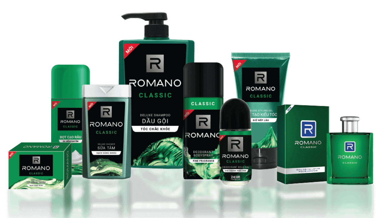 [HCM]Romano - Tắm gội 2 trong 1 Classic 650 gr
