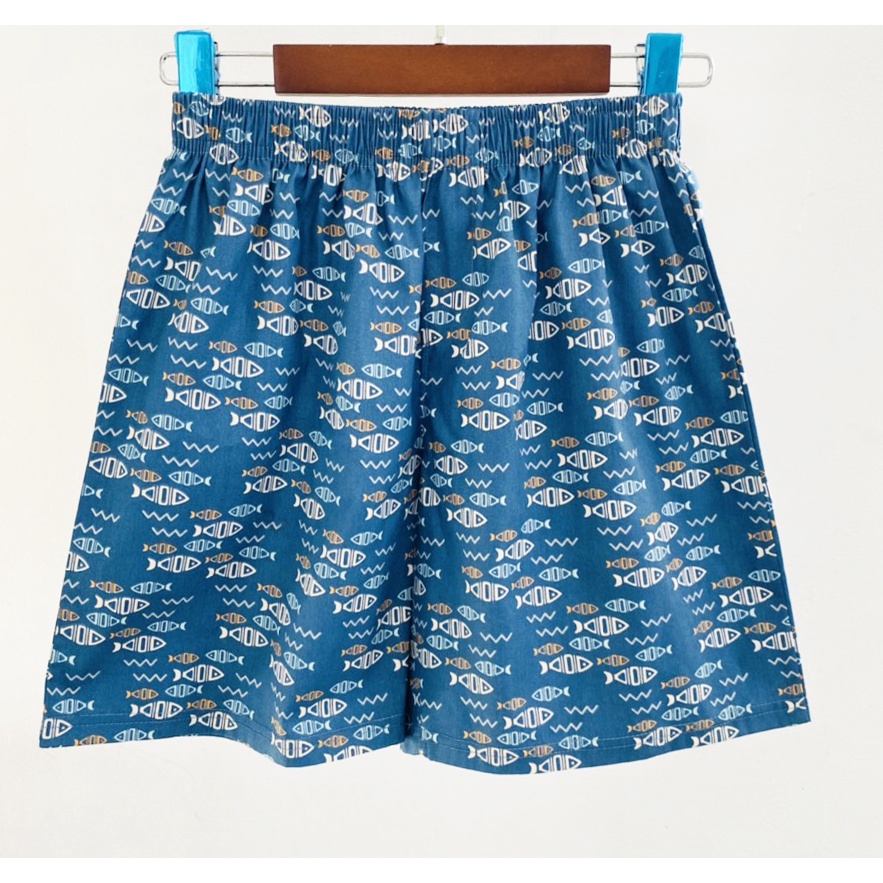 Quần đùi nam cotton mặc nhà chất cotton lụa cao cấp