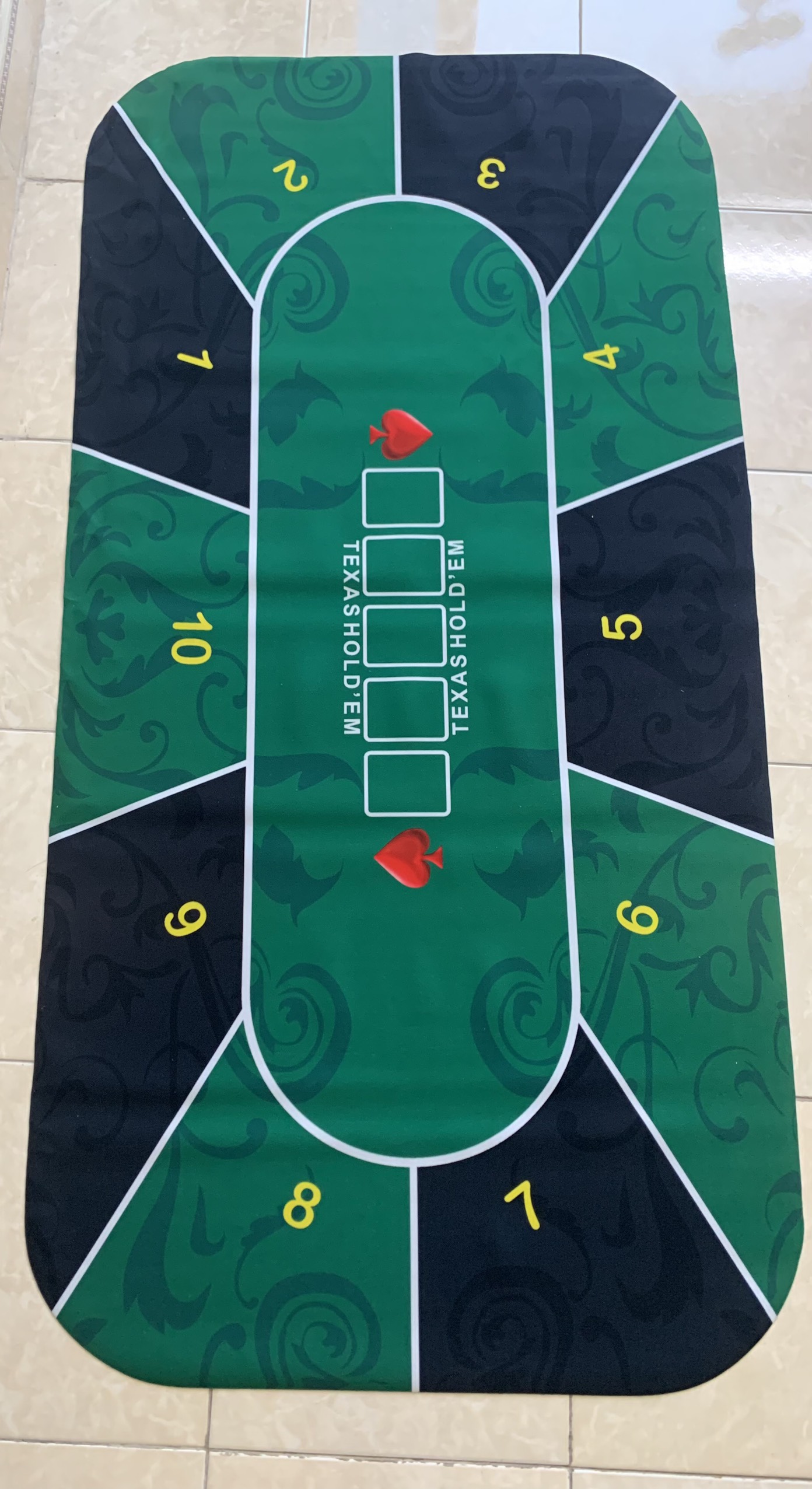 Thảm poker cao cấp chơi bài, tài sửu