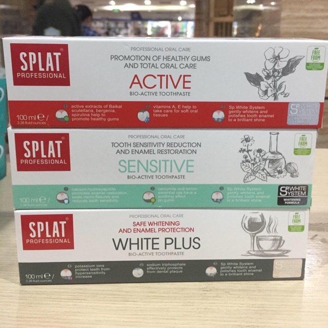 Kem Đánh Răng Splat Nga 100G