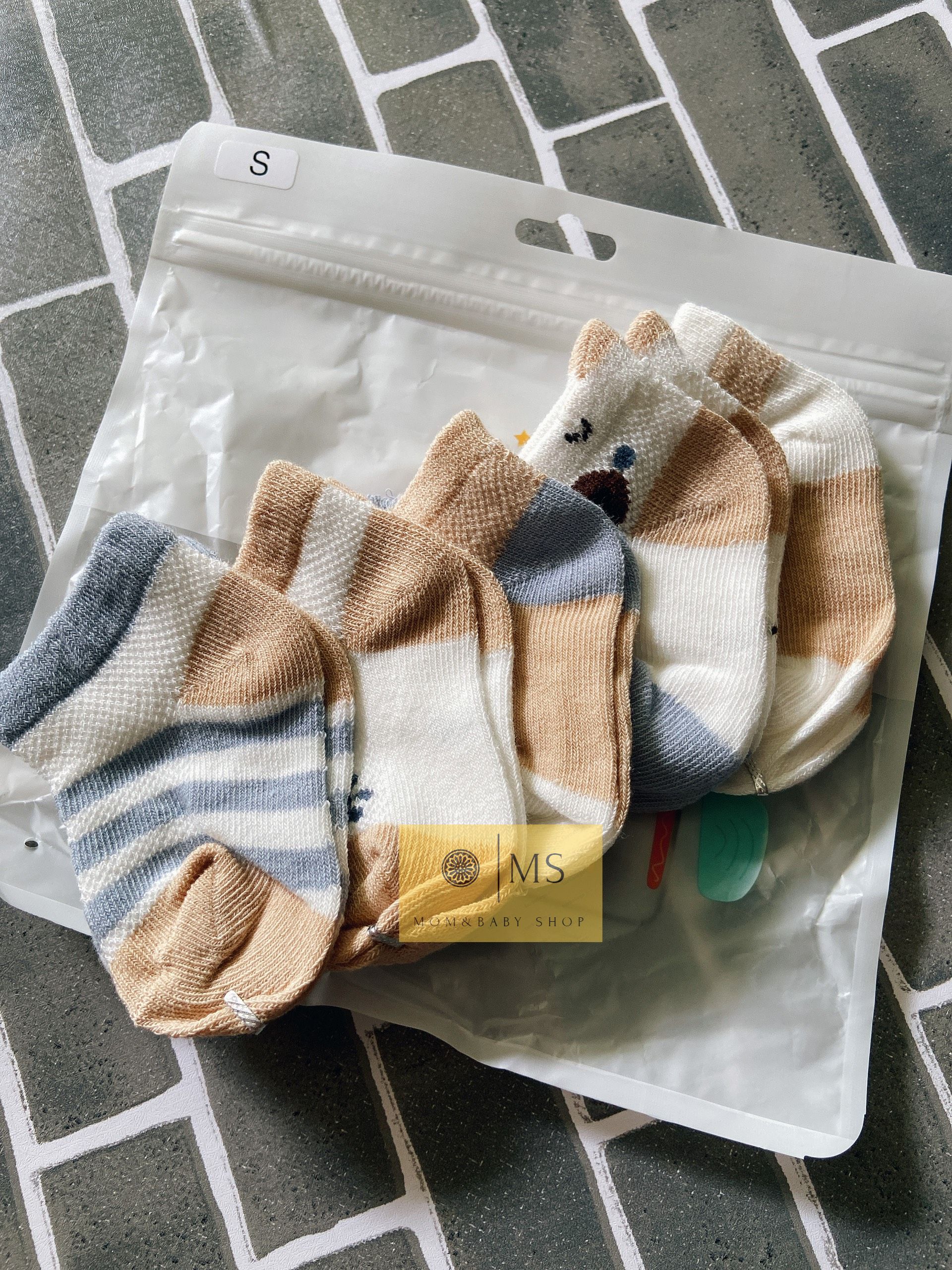 Combo 3 set tất cho bé ♥️♥️FREESHIP♥️♥️ 1 set 5 đôi