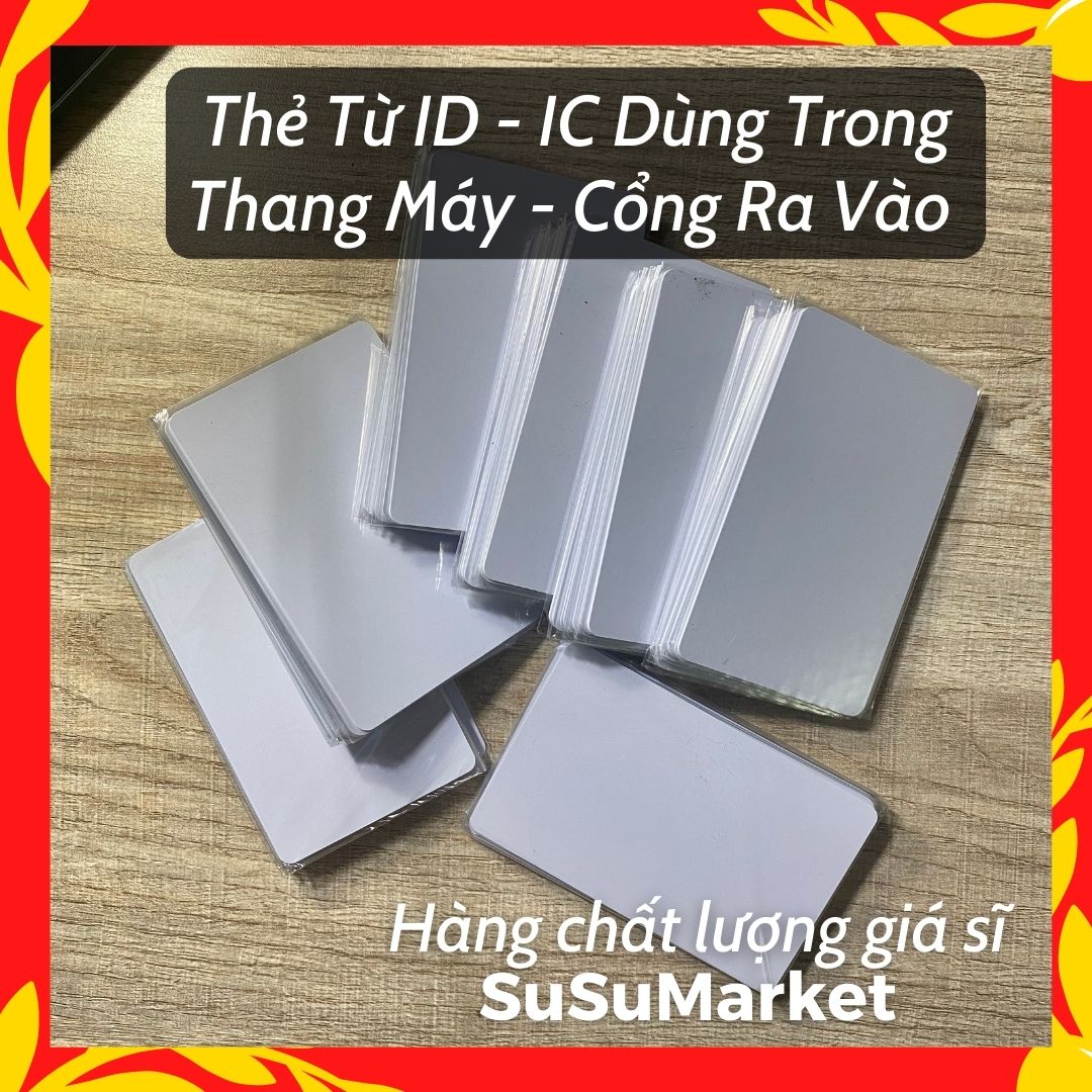 Thẻ từ ID 125 KHz và IC 13.56 Mhz [Thẻ & Móc Khoá]