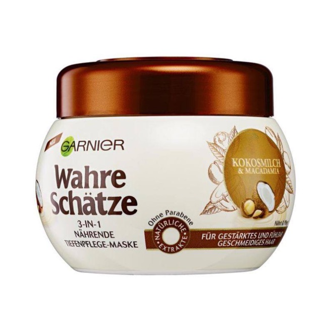 Kem ủ tóc Garnier Wahre schätze 300ml  (Pháp)