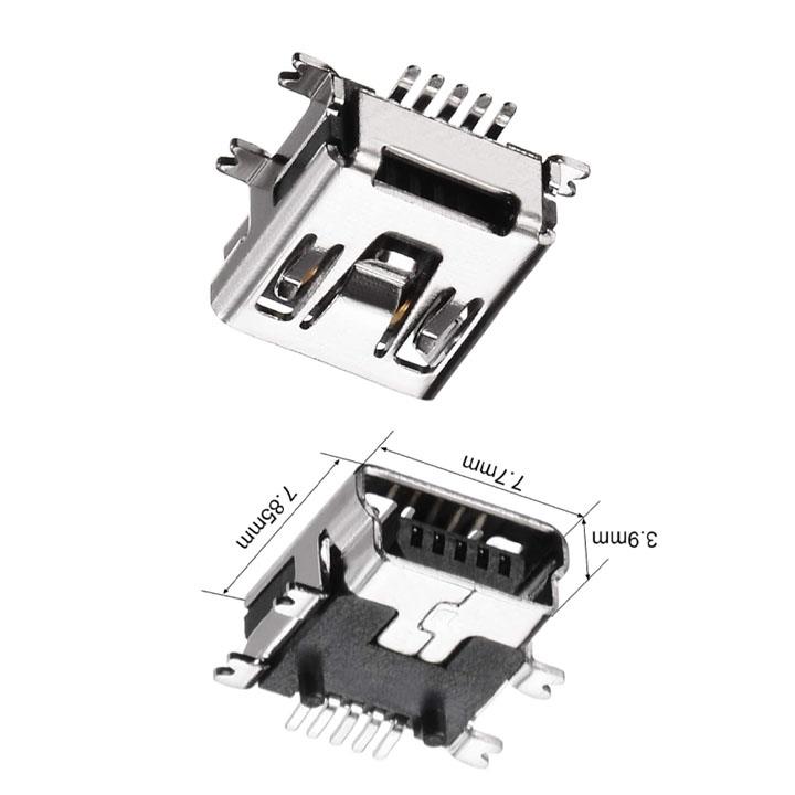 Cổng Mini USB 5P SMD Chân Dán