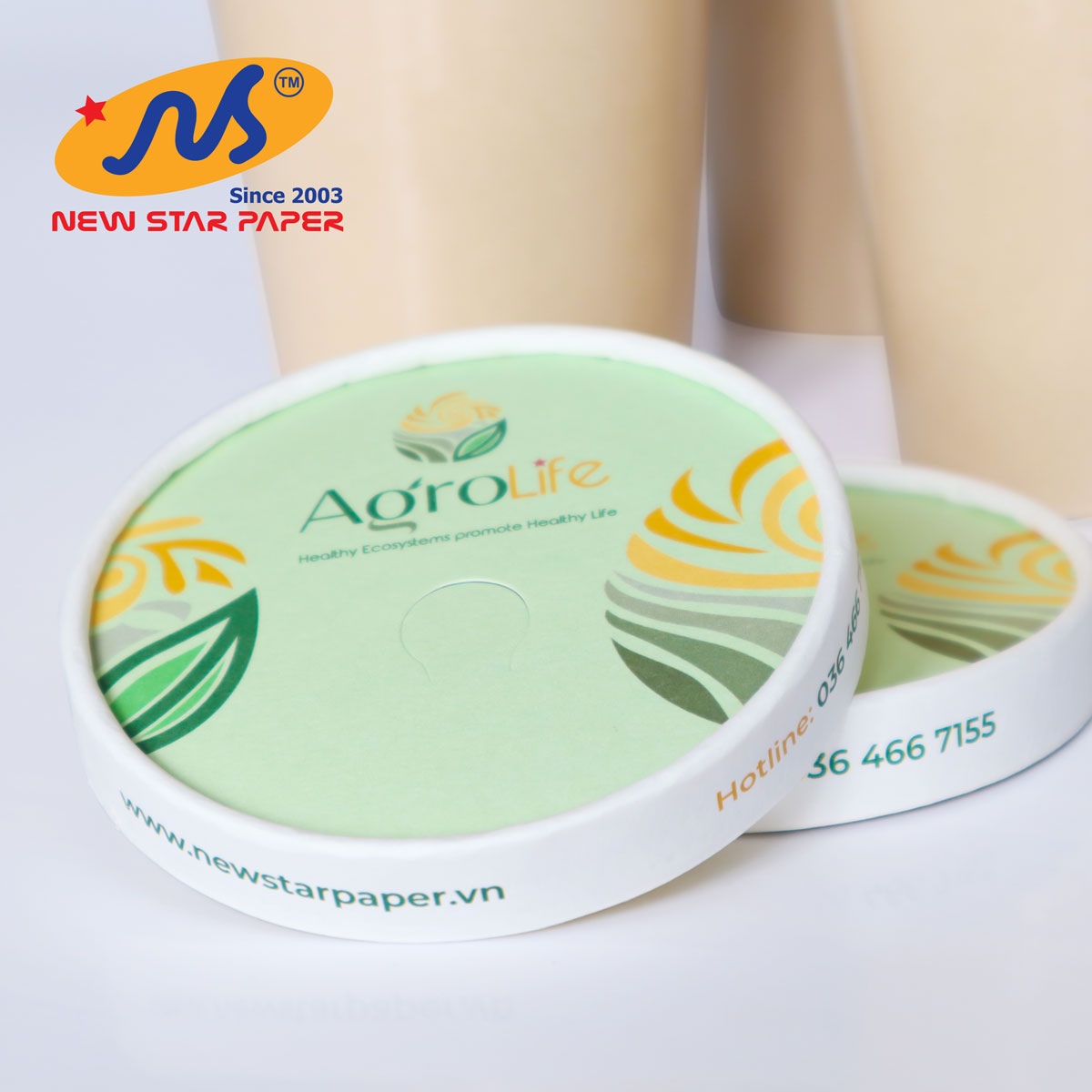 Nắp giấy - Lốc 25 nắp có họa tiết