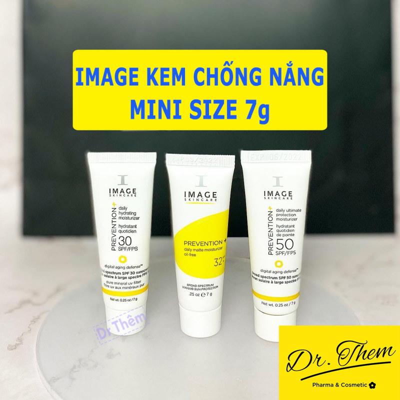 [Size Nhỏ] Kem Chống Nắng IMAGE SKINCARE PREVENTION MINI SIZE spf30 - spf 32 - spf50 [7g]