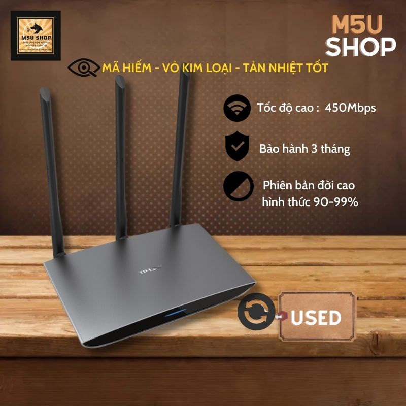 [BẢO HÀNH 12T] Modem Wifi - Bộ Phát Wifi 3 râu TPLink 890N 886N tốc độ ...
