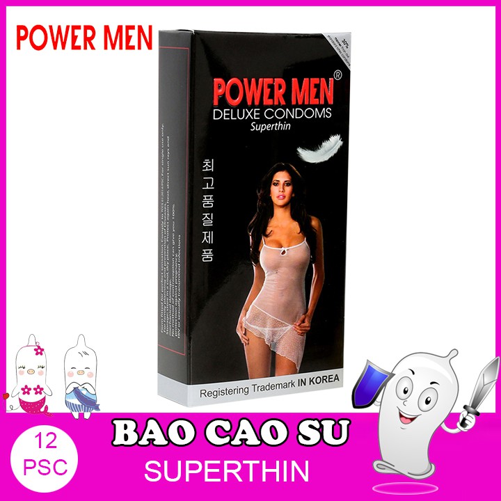 [HCM]Bao Cao Su Powermen Siêu Mỏng