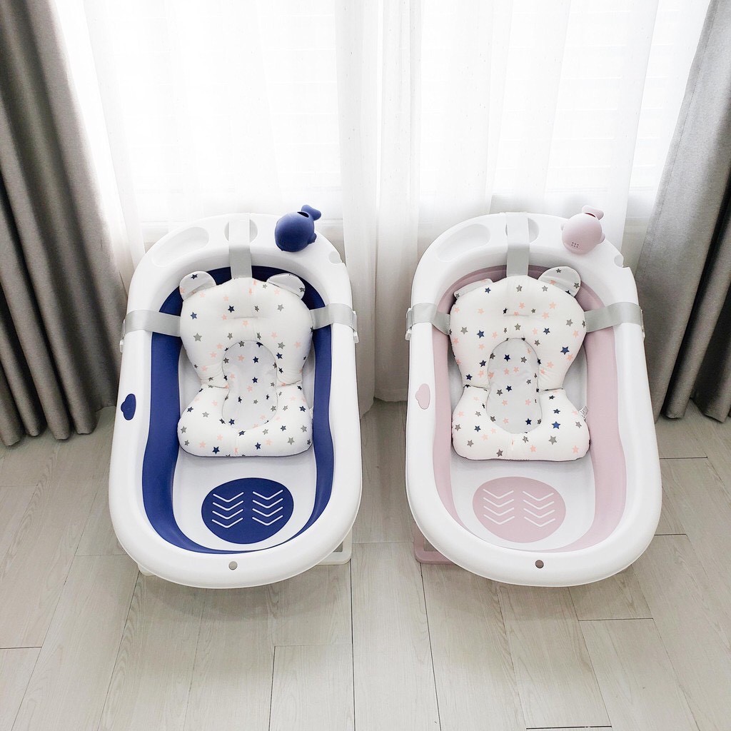 [SP CHÍNH HÃNG] Chậu tắm gấp gọn cho bé - Mẫu mới nhất 2021