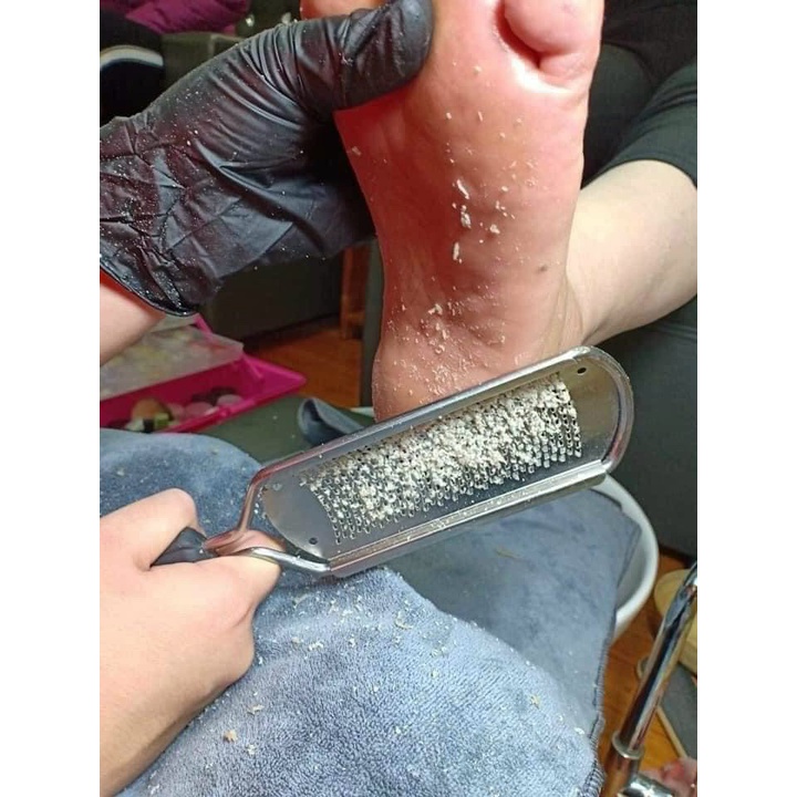 Chà gót chân , dụng cụ chà gót chân Inox