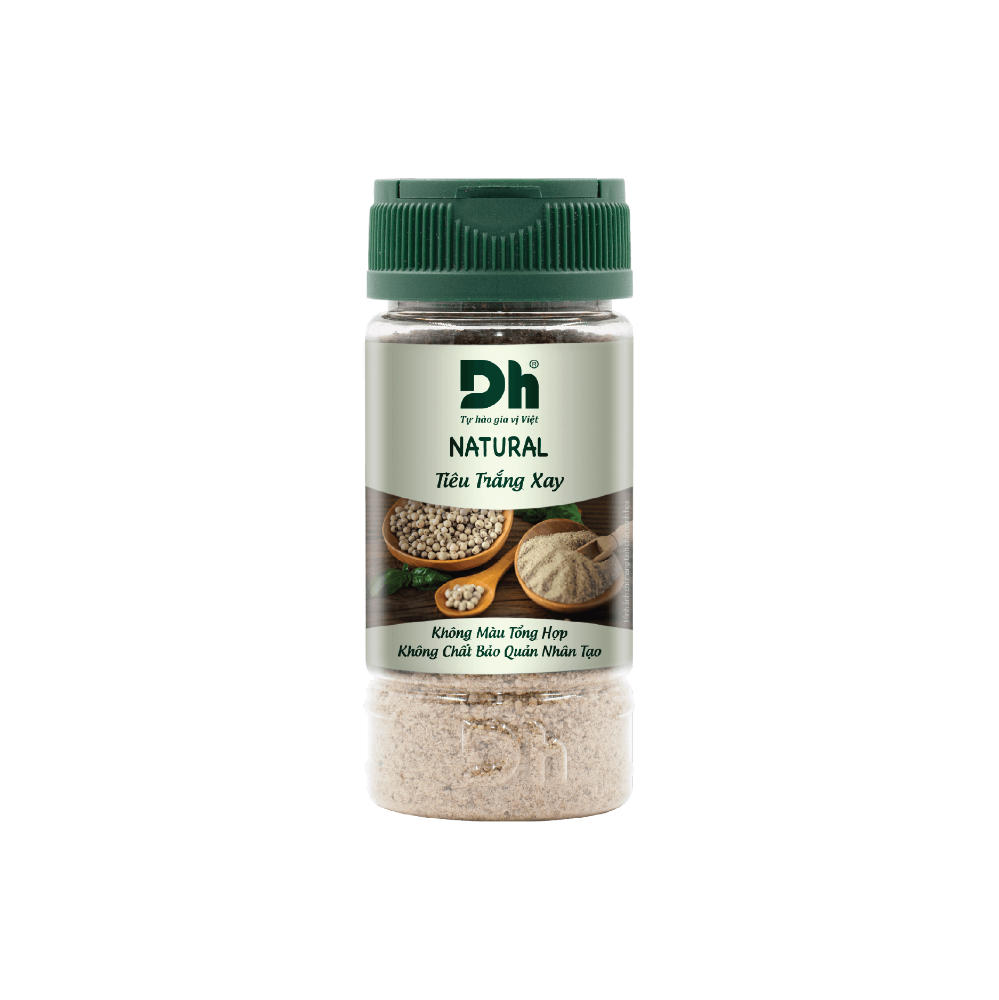 Natural Tiêu Trắng Xay 45g/80g