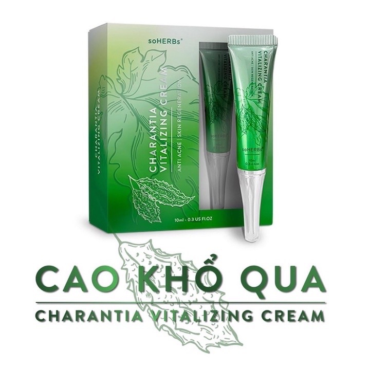 Cao Khổ Qua soHERBs Dành Cho Da Mụn Trắng Da 10ml