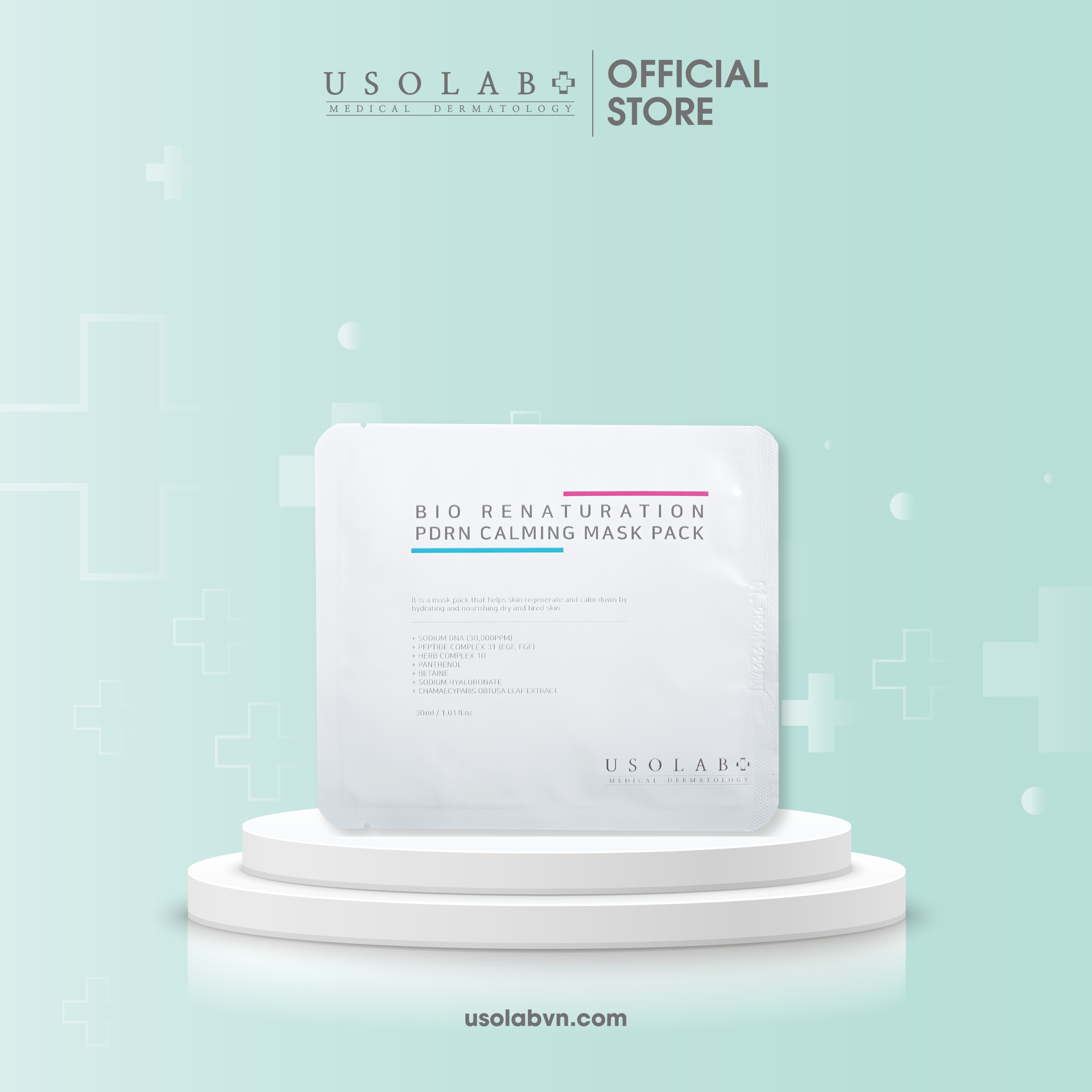1 Miếng Mặt nạ tế bào gốc Usolab PDRN Mask 30ml