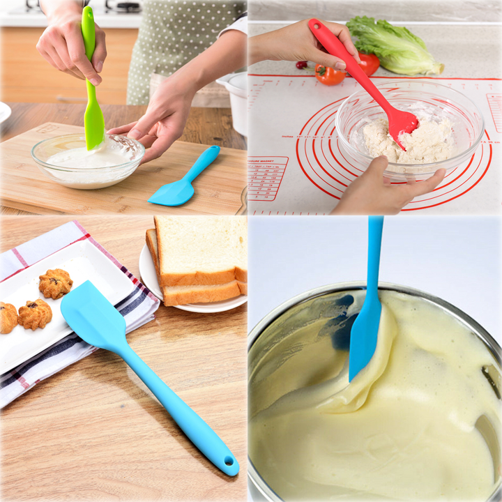 Cây Vét Bột,Trộn Bột,Đánh Bột-Spatula Silicon Đúc 21cm