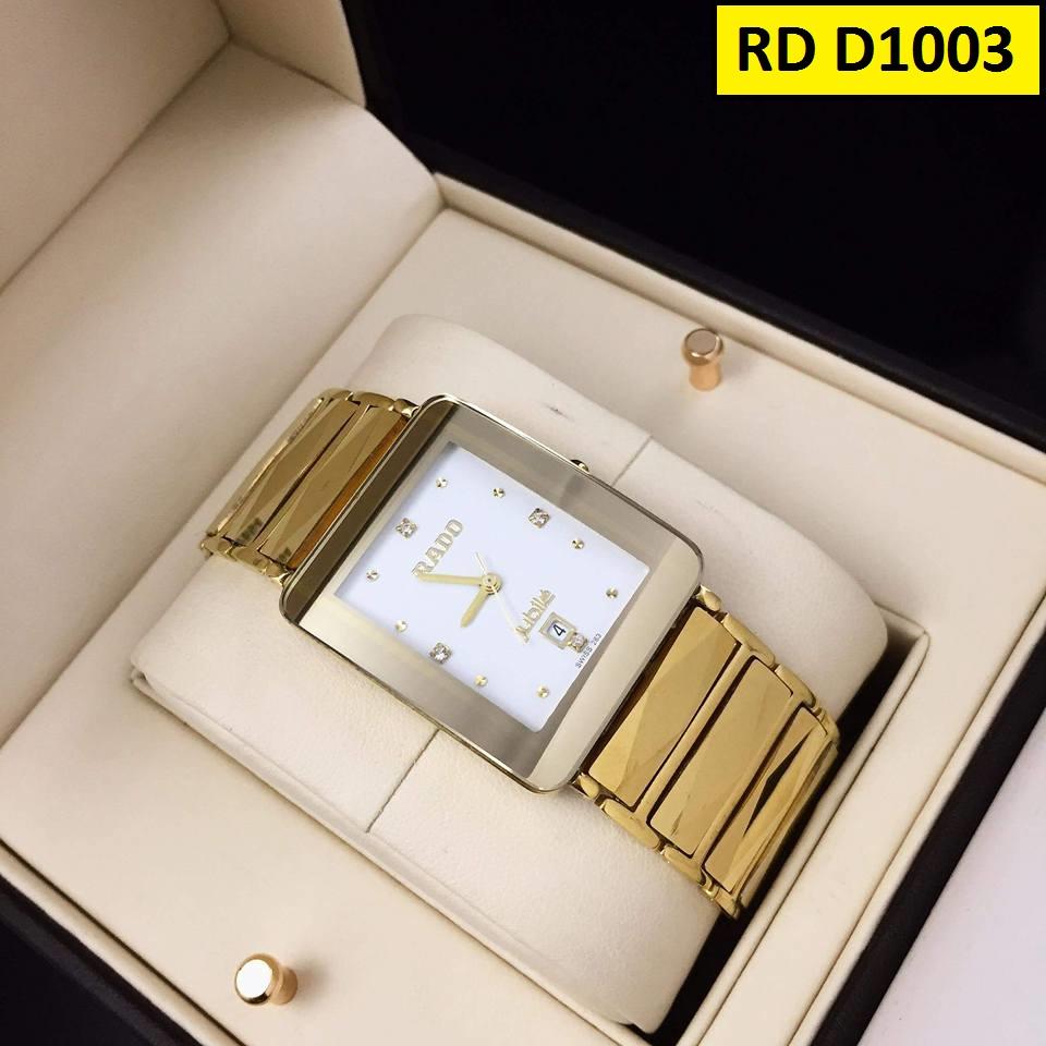 [HCM]Đồng hồ nam mặt vuông dây đá ceramic đen dễ dàng quản lý thời gian của bạn.