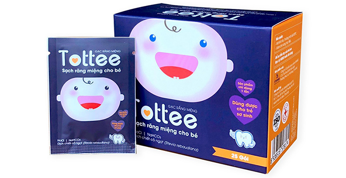 Gạc Rơ Lưỡi Tottee (30 gói/ hộp)