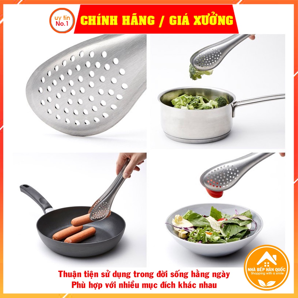 Kẹp gắp thức ăn Lock&Lock bằng Inox CKT302