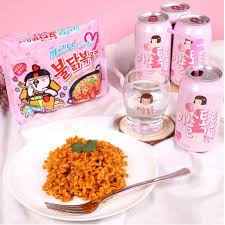 Mì gà cay phô mai Samyang (hồng)