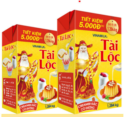 Sữa đặc Tài Lộc 1284kg Date mới