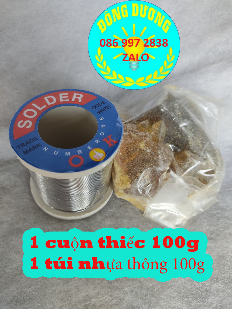 Thiếc hàn loại 100g - thiếc hàn điện tử